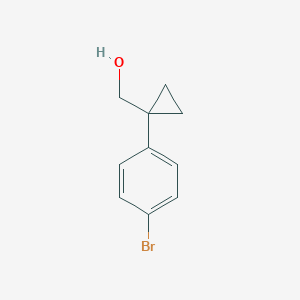 molecular formula C10H11BrO B029424 (1-(4-Bromophenyl)cyclopropyl)methanol CAS No. 98480-31-0