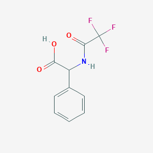 molecular formula C10H8F3NO3 B2942400 2-phenyl-2-[(2,2,2-trifluoroacetyl)amino]acetic Acid CAS No. 39801-62-2