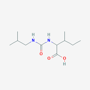 molecular formula C11H22N2O3 B2942516 N-[(2-methylpropyl)carbamoyl]isoleucine CAS No. 1008202-20-7
