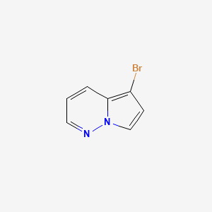 molecular formula C7H5BrN2 B2942552 5-Bromopyrrolo[1,2-b]pyridazine CAS No. 1935307-88-2