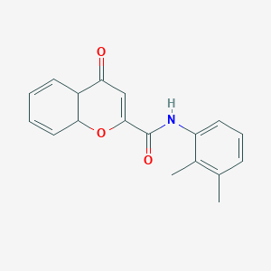 molecular formula C18H17NO3 B2942567 N-(2,3-dimethylphenyl)-4-oxo-4a,8a-dihydro-4H-chromene-2-carboxamide CAS No. 476318-34-0