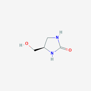 molecular formula C4H8N2O2 B2942716 (4R)-4-(hydroxymethyl)imidazolidin-2-one CAS No. 2248182-92-3