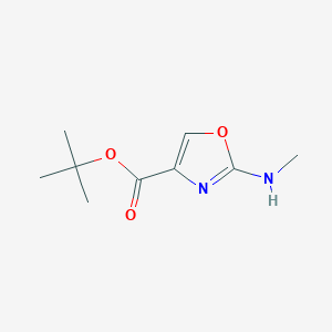 Tert-butyl 2-(methylamino)-1,3-oxazole-4-carboxylate