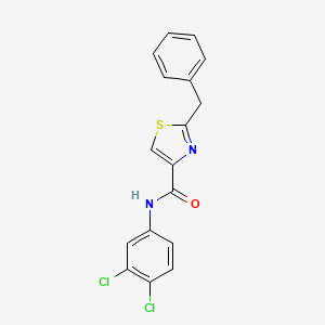 2-benzyl-N-(3,4-dichlorophenyl)-1,3-thiazole-4-carboxamide