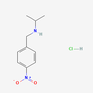 [(4-Nitrophenyl)methyl](propan-2-yl)amine hydrochloride