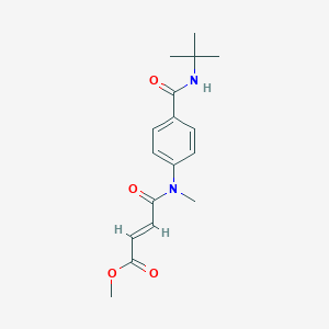 Methyl (E)-4-[4-(tert-butylcarbamoyl)-N-methylanilino]-4-oxobut-2-enoate