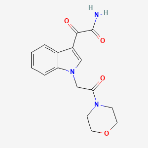 2-(1-(2-morpholino-2-oxoethyl)-1H-indol-3-yl)-2-oxoacetamide