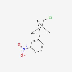 1-(Chloromethyl)-3-(3-nitrophenyl)bicyclo[1.1.1]pentane