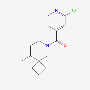 B2942774 6-(2-Chloropyridine-4-carbonyl)-9-methyl-6-azaspiro[3.5]nonane CAS No. 1797140-86-3