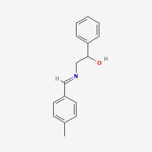 (E)-2-(4-Methylbenzylideneamino)-1-phenylethanol