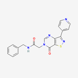 N-benzyl-2-(7-oxo-3-(pyridin-4-yl)isothiazolo[4,5-d]pyrimidin-6(7H)-yl)acetamide