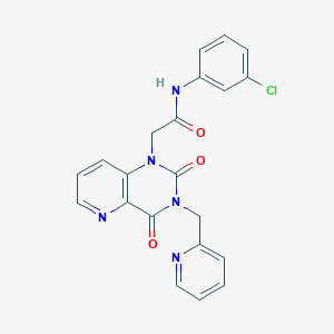 N-(3-chlorophenyl)-2-(2,4-dioxo-3-(pyridin-2-ylmethyl)-3,4-dihydropyrido[3,2-d]pyrimidin-1(2H)-yl)acetamide