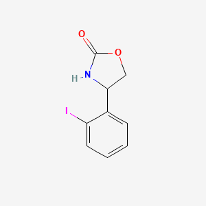 B2942905 4-(2-Iodophenyl)-1,3-oxazolidin-2-one CAS No. 1823994-33-7