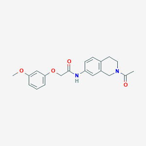 N-(2-acetyl-1,2,3,4-tetrahydroisoquinolin-7-yl)-2-(3-methoxyphenoxy)acetamide