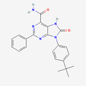 9-(4-tert-butylphenyl)-8-oxo-2-phenyl-7H-purine-6-carboxamide