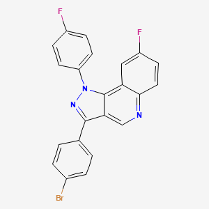3-(4-bromophenyl)-8-fluoro-1-(4-fluorophenyl)-1H-pyrazolo[4,3-c]quinoline