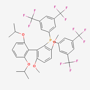 Bis[3,5-bis(trifluoromethyl)phenyl][3,6-dimethoxy-2',6'-bis(1-methylethoxy)[1,1'-biphenyl]-2-yl]phosphine