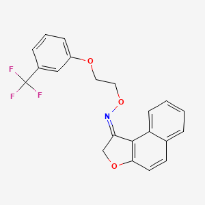 naphtho[2,1-b]furan-1(2H)-one O-{2-[3-(trifluoromethyl)phenoxy]ethyl}oxime