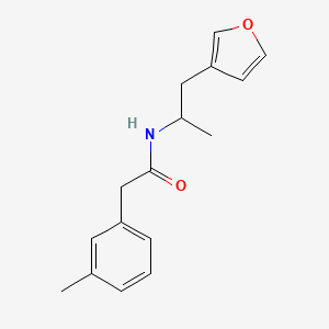 N-(1-(furan-3-yl)propan-2-yl)-2-(m-tolyl)acetamide