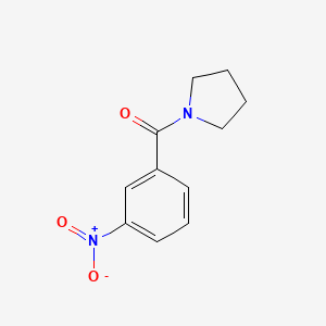 molecular formula C11H12N2O3 B2943036 1-(3-Nitrobenzoyl)pyrrolidine CAS No. 160647-67-6