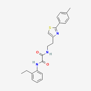 N1-(2-ethylphenyl)-N2-(2-(2-(p-tolyl)thiazol-4-yl)ethyl)oxalamide
