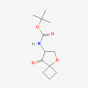 Tert-butyl N-(8-oxo-5-oxaspiro[3.4]octan-7-yl)carbamate
