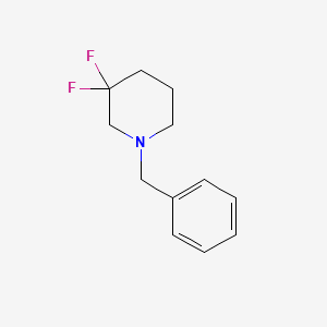 B2943110 1-Benzyl-3,3-difluoropiperidine CAS No. 155137-18-1; 741288-41-5