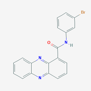 molecular formula C19H12BrN3O B2943122 N-(3-溴苯基)吩嗪-1-甲酰胺 CAS No. 923216-69-7