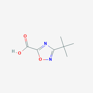molecular formula C7H10N2O3 B2943130 3-叔丁基-1,2,4-恶二唑-5-羧酸 CAS No. 944906-41-6