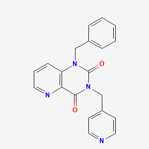 molecular formula C20H16N4O2 B2943144 1-benzyl-3-(pyridin-4-ylmethyl)pyrido[3,2-d]pyrimidine-2,4(1H,3H)-dione CAS No. 941990-56-3