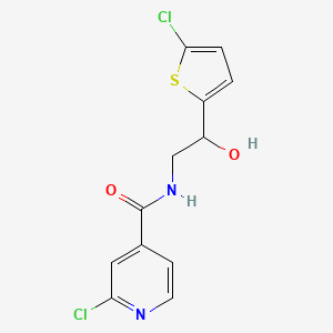 2-Chloro-N-[2-(5-chlorothiophen-2-YL)-2-hydroxyethyl]pyridine-4-carboxamide