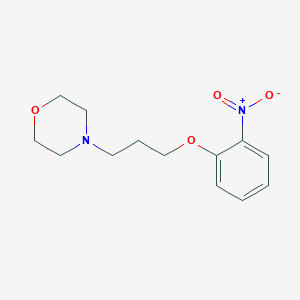 molecular formula C13H18N2O4 B2943277 4-(3-(2-Nitrophenoxy)propyl)morpholine CAS No. 299914-24-2