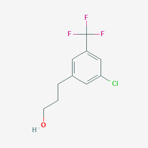 3-[3-Chloro-5-(trifluoromethyl)phenyl]propan-1-OL