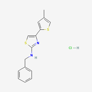 N-benzyl-4-(4-methylthiophen-2-yl)thiazol-2-amine hydrochloride