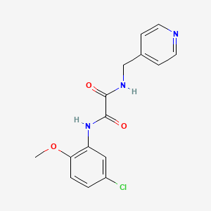 N-(5-chloro-2-methoxyphenyl)-N'-(pyridin-4-ylmethyl)ethanediamide