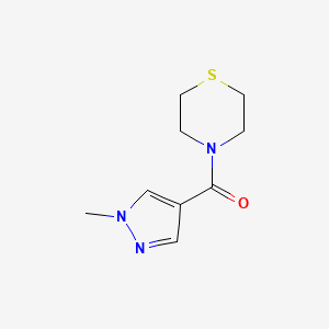 (1-methyl-1H-pyrazol-4-yl)(thiomorpholino)methanone