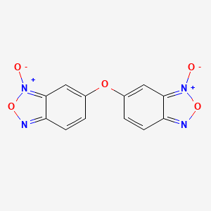 6-[(3-Oxido-2,1,3-benzoxadiazol-3-ium-5-yl)oxy]-2,1,3-benzoxadiazol-1-ium-1-olate