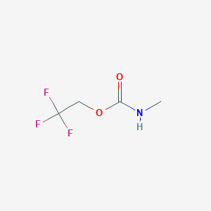 molecular formula C4H6F3NO2 B2943451 2,2,2-trifluoroethyl N-methylcarbamate CAS No. 878218-01-0