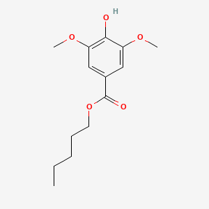 molecular formula C14H20O5 B2943454 Pentyl syringate CAS No. 223907-48-0