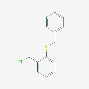 1-(Benzylsulfanyl)-2-(chloromethyl)benzene