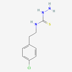 molecular formula C9H12ClN3S B2943512 3-Amino-1-[2-(4-chlorophenyl)ethyl]thiourea CAS No. 744227-01-8