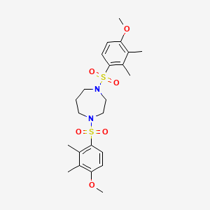 1,4-Bis[(4-methoxy-2,3-dimethylphenyl)sulfonyl]-1,4-diazepane