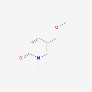 molecular formula C8H11NO2 B2943566 5-(Methoxymethyl)-1-methylpyridin-2-one CAS No. 2140327-26-8