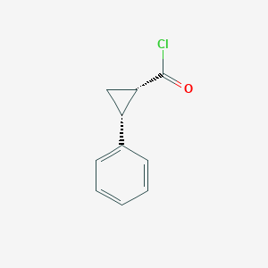 molecular formula C10H9ClO B2943690 (1S,2R)-2-phenylcyclopropane-1-carbonyl chloride CAS No. 42916-12-1