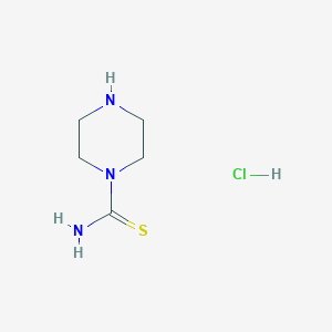 molecular formula C5H12ClN3S B2943778 Piperazine-1-carbothioamide hydrochloride CAS No. 1215648-14-8