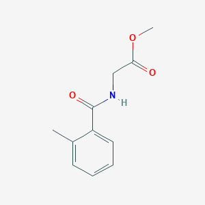 molecular formula C11H13NO3 B2943785 Methyl N-(2-methylbenzoyl)glycinate CAS No. 1207-34-7