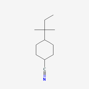 4-(2-Methylbutan-2-yl)cyclohexane-1-carbonitrile