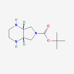 Tert-butyl cis-octahydro-6H-pyrrolo[3,4-B]pyrazine-6-carboxylate