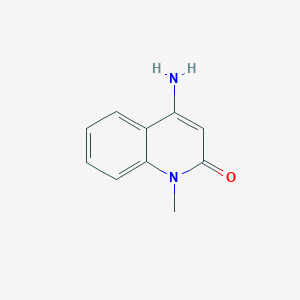 molecular formula C10H10N2O B2943851 4-Amino-1-methyl-1,2-dihydroquinolin-2-one CAS No. 110216-80-3