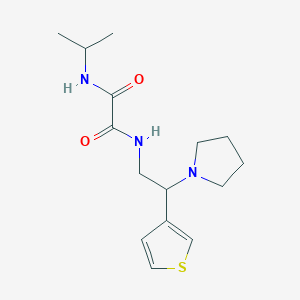 N1-isopropyl-N2-(2-(pyrrolidin-1-yl)-2-(thiophen-3-yl)ethyl)oxalamide